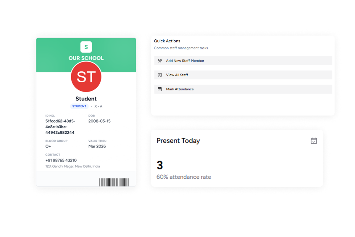 Multi-campus central dashboard